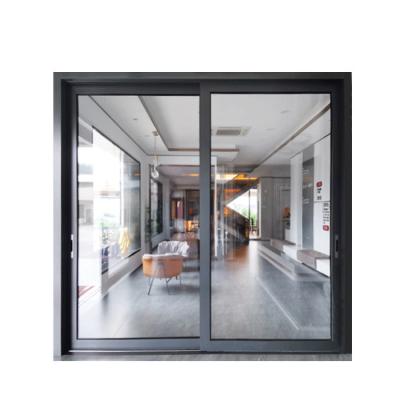 China Folding Sliding Aluminum Framed Wide Design And Screen Curved Home Models Balcony Windows Doors for sale