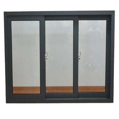 China Folding Screen Powder Coated Triple Pane Aluminum Glass Windows Sliding Domestic RP Price Philippines for sale