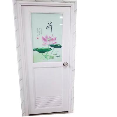 China waterproof upvc bathroom shower plastic sliding door for bathrooms pvc sliding doors for sale