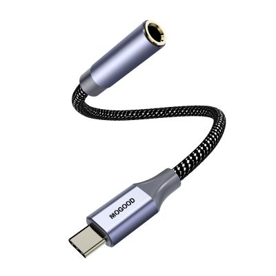 China Fashionalbe Type-C to 3.5 MOSWAG USB C Female Audio Adapter to Type Aux. Dongle Cable Cord USB C To 3.5mm Earphone Jack Adapter for sale