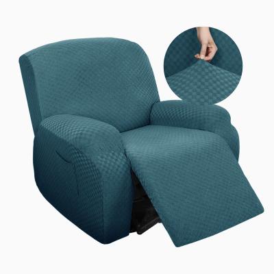 China Elastic And Low Tension Factory Quality Guarantee Stretch Jacquard Recliner Chair Cover Elastic 3 Seater Recliner Sofa Cover for sale