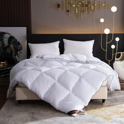 China Luxury Winter Quilted Comforter With Corner Tags Bedding Comforter Quilt Insert Box Quilted Down Alternative Comforter for sale