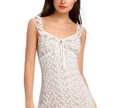 China Bodycon Anti-Static Dress Women Polyester Dry Cleaning Sleeveless Fit Mini Dress Lace for sale