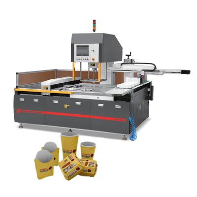 China Factory Full-auto Paper Lunch Box Stripping Cutting Machine After Cutting for sale