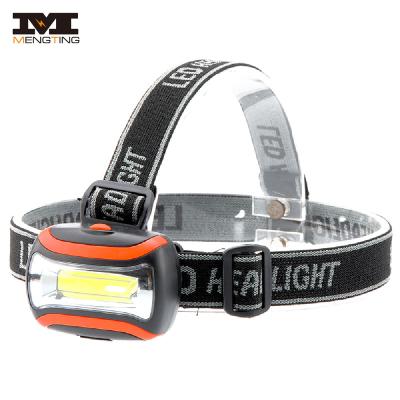 China High Low Plastic Hunting COB Camping Mack Mini Head Lamp Headlamp LED Waterproof For Camping Housing for sale