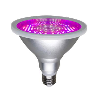 China Seed starting Cusomik 18w par38 led plant grow light bulb e27 e26 b22 led full spectrum light IP65 aluminum led grow light custom for sale