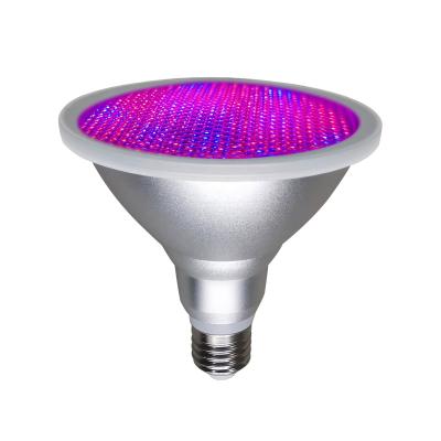 China Seed Starting Cusomik Par38 150W Waterproof LED Grow Light Bulb E26 E27 Low Spot Aluminum Lamps For Indoor Plants for sale