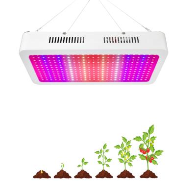 China Seed Starting Cusomik 600 Watt Full Spectrum White Panel For Growing Light UV IR Led With Aluminum Heatsink And Dual Fans for sale