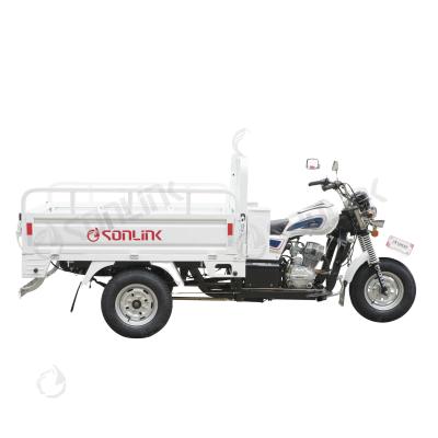 China 200cc water cooling big power double wheel tricycle five wheel motorcycle truck for sale