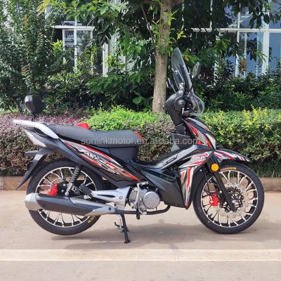 China Sonlink OEM 100CC 125CC aluminum alloy Black gasoline racing motorcycles Cubs for sale