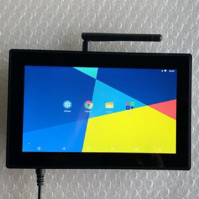 China 7 Inch LAN RJ45 Android Panel PC Touch Screen Cable Small Size Embedded Industrial Tablet with Android 8.1/9.0/10/11 OS and GPIO RS232/RS485 for sale