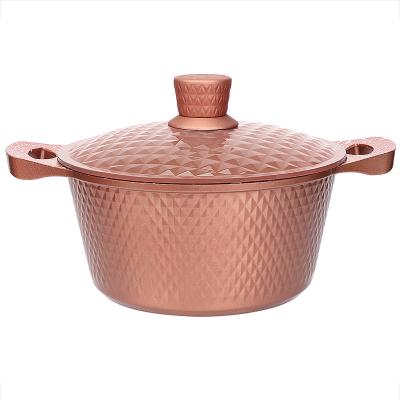 China Sustainable Hotpots Food Casserole Hotpots Kitchen Items Non Stick Cooking Pots for sale