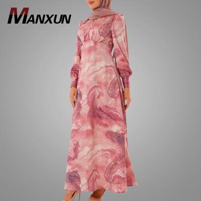 China Women Ladies Islamic Muslim Clothing Dress Elegant Middle East Arabic Long Sleeve Dresses Islamic Clothing Malaysia Kaftan Jubah Colorful Dress Abaya for sale