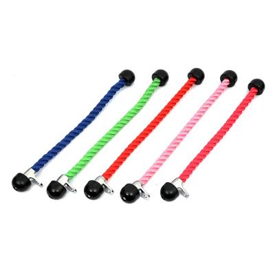 China Durable Wholesale Fitness Exercise Rope Triceps Accessories Cable Bodybuilding Push-Pull Rope for sale