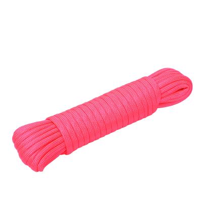 China Outdoor camping lifesaving equipment core parachute nylon rope/best quality camping tent rope with non-slip for amusement equipment net for sale