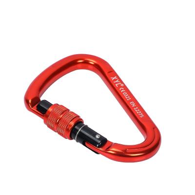 China Aluminum Alloy Climbing Pear Shaped Carabiner From Lightweight Chinese Supply Equipment With Good Quality For Rock Climbing for sale