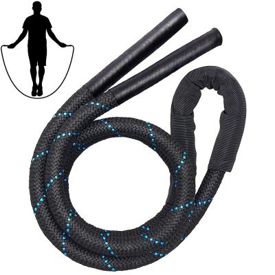 China Trainning Factory Price 25mm Fitness Battle Rope Speed ​​Weighted Heavy Duty High Quality Fitness Rope Jump Rope for sale