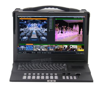 China Magnesium Aluminum Alloy Chassis Rugged Portable Industrial Computer With 7*pcs Slots For Live Coding Broadcasting Streaming for sale