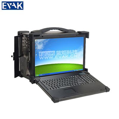 China Rugged Portable Industrial Aluminum Alloy Case Computer With 4*PCI Slots For Live Broadcasting Coding Streaming for sale