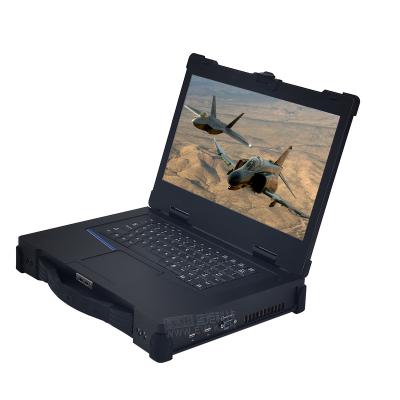 China Portable Laptop Rugged Computer With PCIe Slot for sale