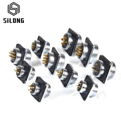 China WS16 Aviation Equipment Metal Automation Equipment Female Wire Panel Circular Male Plug Cable Aviation Connector for sale