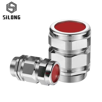 China IP68 Stainless Steel Cable Glands Brass Waterproof Common Explosion Proof Cable Gland for sale