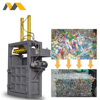 China CLOTHING Hydraulic Vertical Baler Machine Carton / Waste Paper / PET Bottle for sale