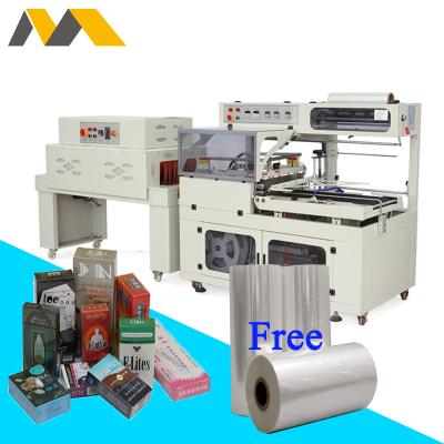 China Food Automatic L Type Sealer With Shrink Tunnel In Vending Box L Sealer With Shrink Tunnel For Sporting Goods for sale