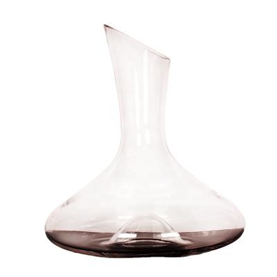 China Amazon Stored Success Tipped Mouth Crystal Glass Decanter Wine Decanter for sale