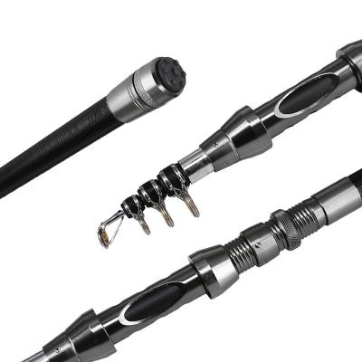 China Carbon Jetshark 1.5m/1.8m/2.1m/2.4m/2.7m H Action 7-10 Section Carbon Sea Fishing Hard Lure Telescopic Rod for sale