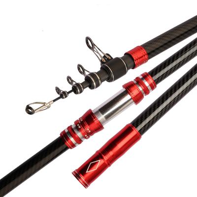 China Carbon Jetshark 2.7m/3.0m/3.6m/3.9m/4.2m/4.5m Carbon Sea Fishing Long Shot Telescopic Fishing Rod for sale