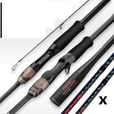 China Carbon Jetshark 1.68/1.8/1.98m UL Carbon Spinning/Casting Baitcasting Fishing Rod for sale