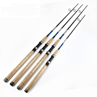 China Carbon Jetshark High Carbon Fishing Rod 2.1m 2.4m 2.7m High Strength Nylon Real Seats Light Weight Spinning Fishing Lure Rod for sale