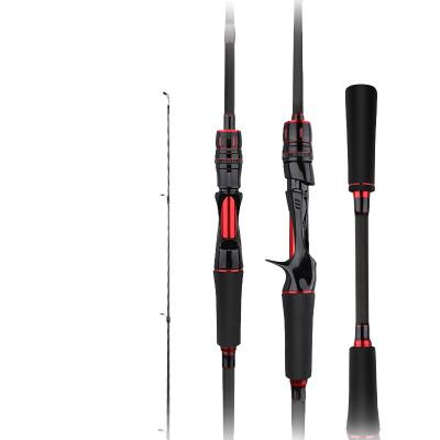 China Carbon Jetshark 1.8m 2.1m 2.4m Fishing Rod M Action Carbon EVA Handle Spinning Baitcasting Rod for sale