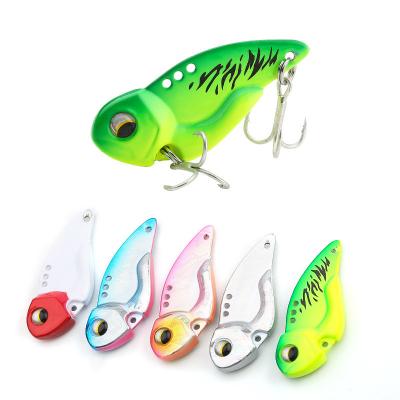 China High Jetshark 19.7g The latest model hot sale simulated long throw false bait Strong Treble Hooks 3D Eyes VIB Fishing Lures for sale