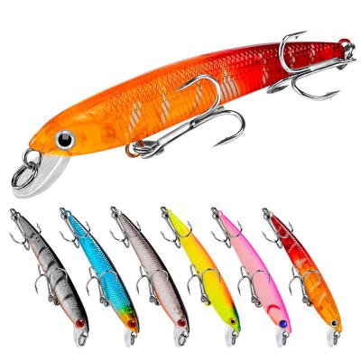 China ABS Jetshark 7.5cm 4.6g 1 Colors Group of Six Minnow Lure for sale