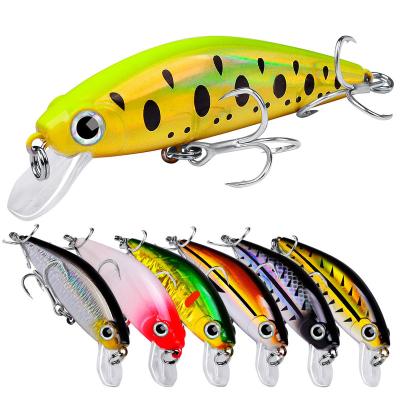 China ABS Jetshark 12colors 11g 8cm 6#Hooks ABS Hard Bait Carton Packaging Blackfish Crank Fishing Lure for sale