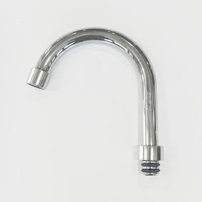 China Modern Stainless steel kitchen/wash/basin faucet pipe/ spout/tube 16mm WS-02 for sale