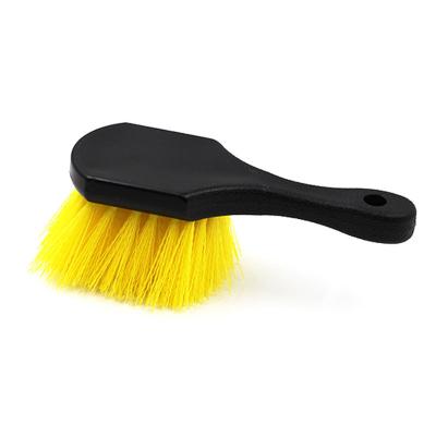 China High Efficiency Auto Care Wheel Brush Car Cleaning Brush With Long Handle for sale