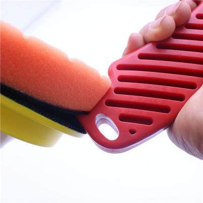 China Pad Cleaning Wholesale Car Detailing Products Foam Detailing Pad Brush With Easy Hand Holder for sale