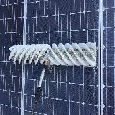 China Sustainable Convenient Customized Handle Solar Panel Brush For Solar Cleaning for sale