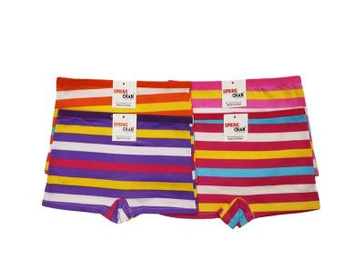 China Latest Fashion Stripe Cotton Women Underwear Antibacterial Hot Selling Stain Ladies Soft Panties for sale