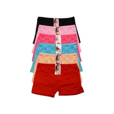 China Polyester lingerie boxer / spandex boxer briefs lace underwear ladies underwear breathable ladies underwear for sale