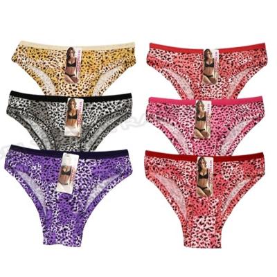 China Leopard Antibacterial Explosive Printing Wild Sexy Women's Panties for sale