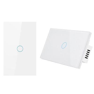 China 1/2/3/4 Strip Touch Light Voice Control Wall 1 2 3 4 Strip Touch Smart Wifi Zigbee Tuya 4Ch Switch for sale