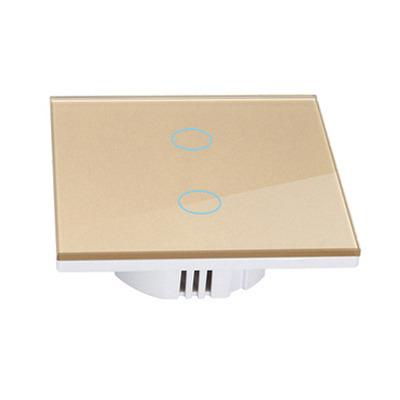 China 1/2/3/4 USA Tuya Strip LCD Wifi Control Electric Light British Geyser Smart Wall Switch for sale