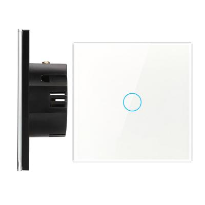 China 1/2/3/4 Band Intelligente Au Light Tuya Touch Screen Dual Band Wifi Smart Switch For AC for sale