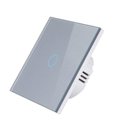 China 1/2/3/4 Gang Tuyu 3 Way 220V US Touch Wall 2 Way 3Gang Wifi Smart Lamp Switch For UK for sale