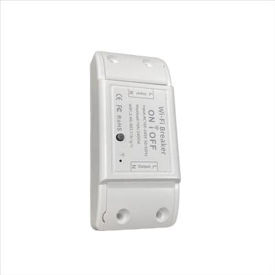 China Custom Auto Smart Home Zigbee Molded Case Smart Digital Tuya 1P Wifi Circuit Breaker for sale