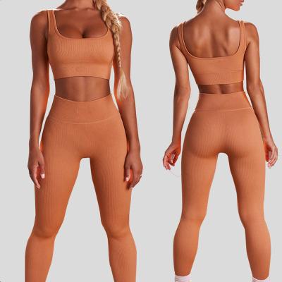 China Breathable Customized Fitness Wear Set Women Yoga Sportswear Fitness Wear for sale